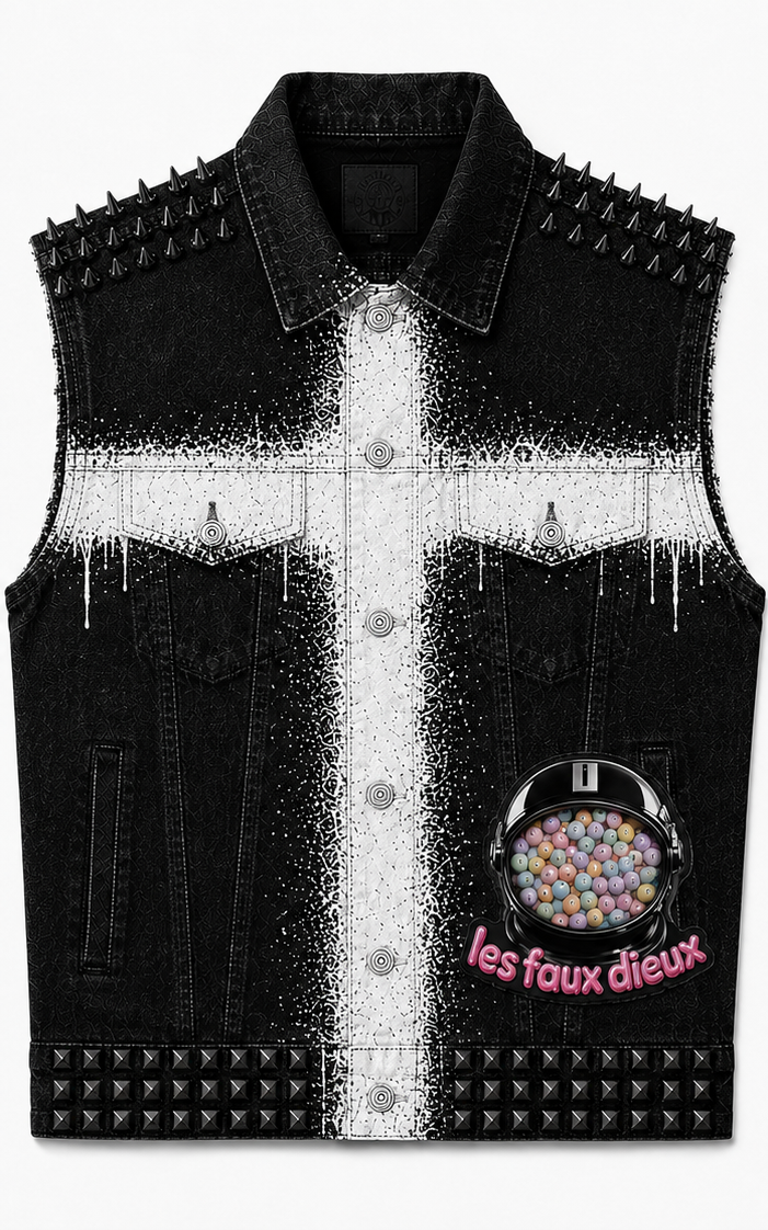 Sleeveless Denim Jacket
